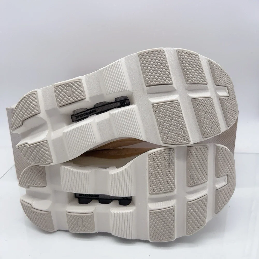 On Running Cloudmonster Women's Shoes Sneakers Void Dew Ivory Beige US 8.5